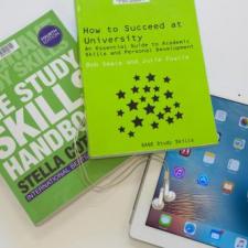 Picture of Academic skills book and tablet